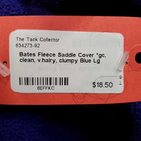Bates Fleece Saddle Cover *gc, clean, v.hairy, clumpy
