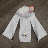 2 Piece Dressage Stock Tie, attached velcro collar *gc, frayed edges, crinkled, snags, runs
