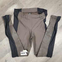 Sticky Full Seat Riding Tight Breeches, Thigh Pocket *gc, v.pilly lining, curled waistband, mnr stains, seam puckers