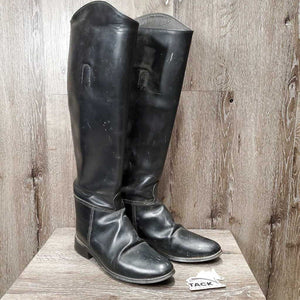 Thin Dress Boots *gc/fair, stiff, paint, dirty, scratches, rubs, older