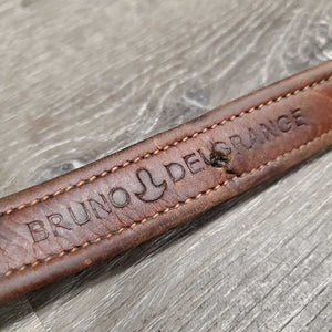 Soft Nylon Lined Stirrup Leathers *gc/fair, faded, rubs, stains, xholes, frayed thread holes, stiff, dry, creases
