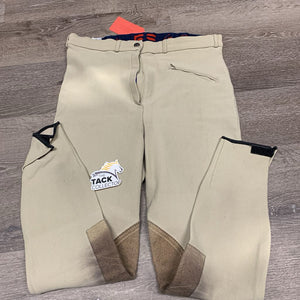 Ribbed Breeches *gc/fair, older, stained, discolored, pilly, snags, rubs