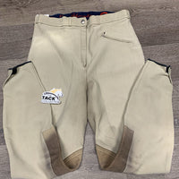 Ribbed Breeches *gc/fair, older, stained, discolored, pilly, snags, rubs