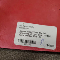 Double Sided Thick Rubber Grooming Mit *gc, clean, faded, hairy, residue
