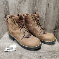 Lacer Western Boots *vgc, mnr scuffs, mnr hair in soles
