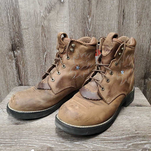 Lacer Western Boots *vgc, mnr scuffs, mnr hair in soles