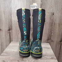 Classic High Insulated Rubber Boots *vgc, v. mnr dirt, hair, sm snags
