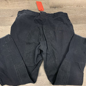 Full Seat Breeches *gc, snags, faded, runs, undone seam stitching, older, faded