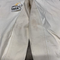 Hvy Cotton Full Seat Breeches *gc, stained, discolored, mnr hair, older
