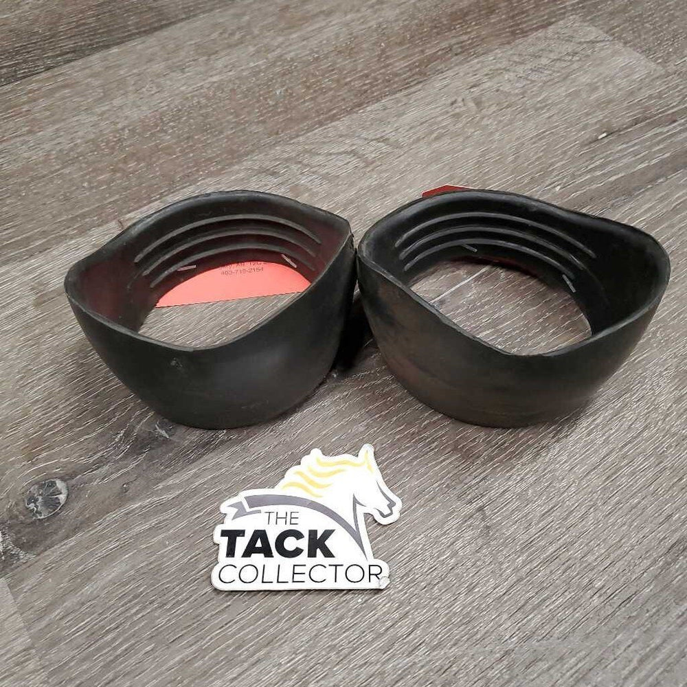 2 Rubber Pull On Heel Boots *gc, dirty