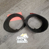 2 Rubber Pull On Heel Boots *gc, dirty
