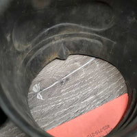 2 Rubber Pull On Heel Boots *gc, dirty
