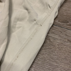 Euroseat Breeches, Side Zip *fair, v.undone stitching, stretched, puckered, seam puckers, v.rubbed & pilly edges