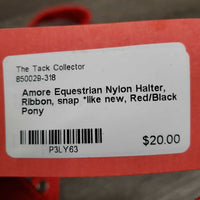 Nylon Halter, Ribbon, snap *like new
