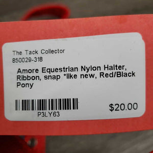 Nylon Halter, Ribbon, snap *like new