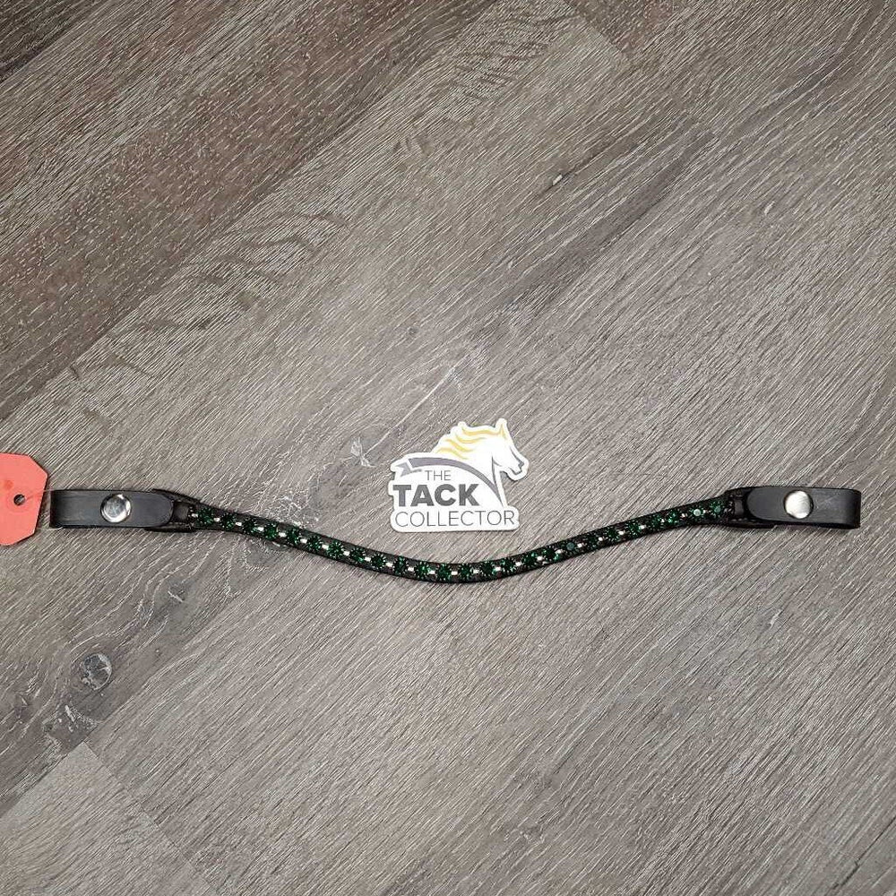 Snap On Bling & Leather Browband *xc, residue