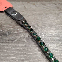 Snap On Bling & Leather Browband *xc, residue
