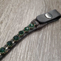 Snap On Bling & Leather Browband *xc, residue
