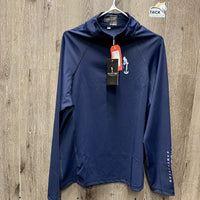 LS Shirt, 1/4 Zip up, tag *new
