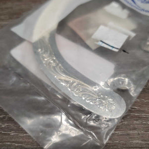 Headstall - Tooled Silver 1 Ear Trim, bag, screws *new