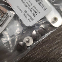 Headstall - Tooled Silver 1 Ear Trim, bag, screws *new
