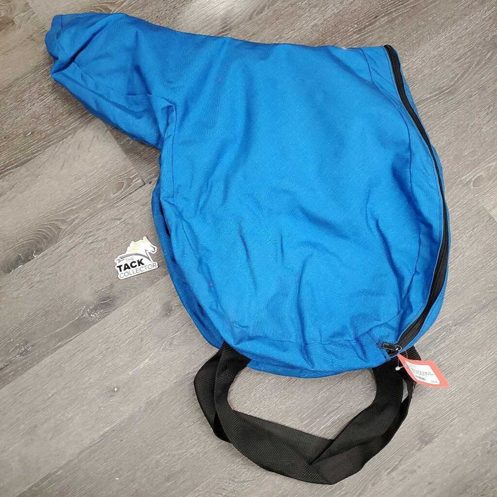 Hvy Cordura Saddle Bag, Fleece Lined *vgc, mnr dirt & stains, older, hair