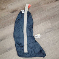Unlined Nylon Tall Boot Bag *vgc, mnr hair, clean, older, seams: threads & frays
