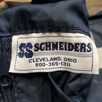 Unlined Nylon Tall Boot Bag *vgc, mnr hair, clean, older, seams: threads & frays
