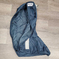 Unlined Nylon Tall Boot Bag *vgc, mnr hair, clean, older, seams: threads & frays
