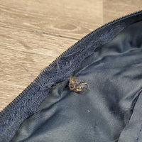 Unlined Nylon Tall Boot Bag *vgc, mnr hair, clean, older, seams: threads & frays
