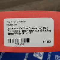 Cotton Drawstring Bag *xc, clean, older, mnr hair & fading
