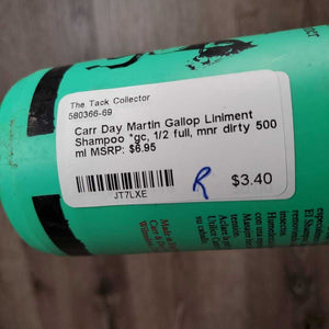 Gallop Liniment Shampoo *gc, 1/2 full, mnr dirty