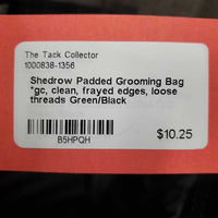 Padded Grooming Bag *gc, clean, frayed edges, loose threads
