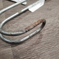 Stall Mount Bridle - Tack Rack Hook *gc/fair, squished, rubs, oxidized, older
