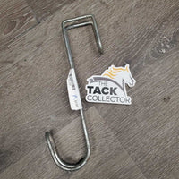 Stall Mount Bridle - Tack Rack Hook *gc/fair, squished, rubs, oxidized, older
