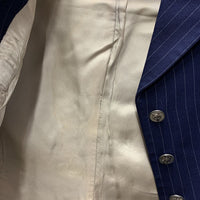 Wool Show Jacket *gc, older, pilly, Lining: pulled seam, stretched & stained
