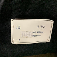 Wool Dressage Show Jacket *gc, older, v.loose/hanging lining, mnr hair
