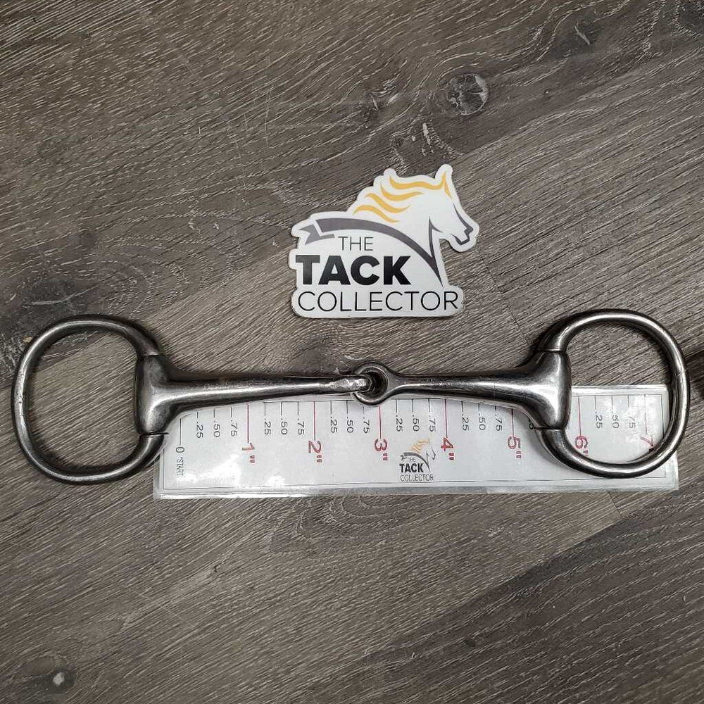 Thin Eggbutt Bradoon Snaffle Bit *gc, clean, rubs, scratches, rubs, chews