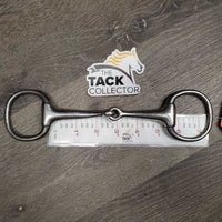 Thin Eggbutt Bradoon Snaffle Bit *gc, clean, rubs, scratches, rubs, chews
