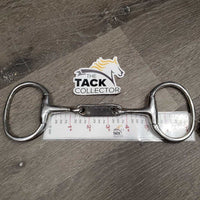 Thin French Link Egg But, flat center bar *v.sharp cheeks, clean, misshapen & bent bar, stains, NOT recommended for Riding
