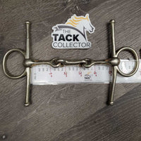 Thin French Link Full Cheek *gc, older, BENT, stains, scratches
