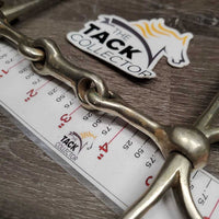 Thin French Link Full Cheek *gc, older, BENT, stains, scratches
