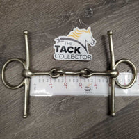 Thin French Link Full Cheek *gc, older, BENT, stains, scratches
