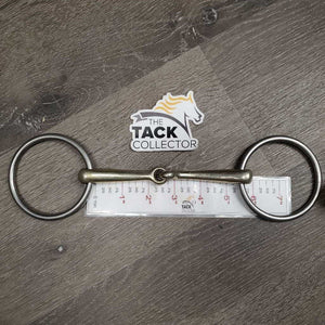 Thin Loose Ring Snaffle Bit *gc, clean, scratches, residue, stains