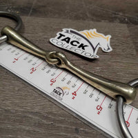 Thin Loose Ring Snaffle Bit *gc, clean, scratches, residue, stains
