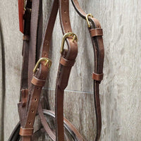 Rsd Padded Training Bridle, Snap Cheeks, Flash, Rubber Reins *like new, film
