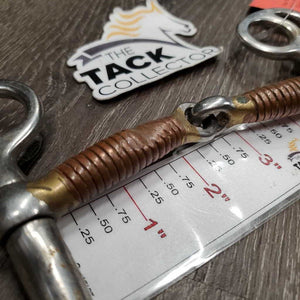 Copper Wire Tom Thumb Bit *NOT FOR USE - VERY BENT, chewed, dented, rusty