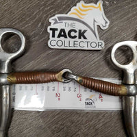 Copper Wire Tom Thumb Bit *NOT FOR USE - VERY BENT, chewed, dented, rusty
