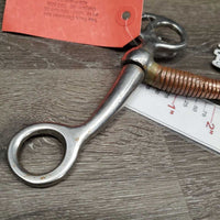 Copper Wire Tom Thumb Bit *NOT FOR USE - VERY BENT, chewed, dented, rusty
