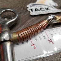 Copper Wire Tom Thumb Bit *NOT FOR USE - VERY BENT, chewed, dented, rusty
